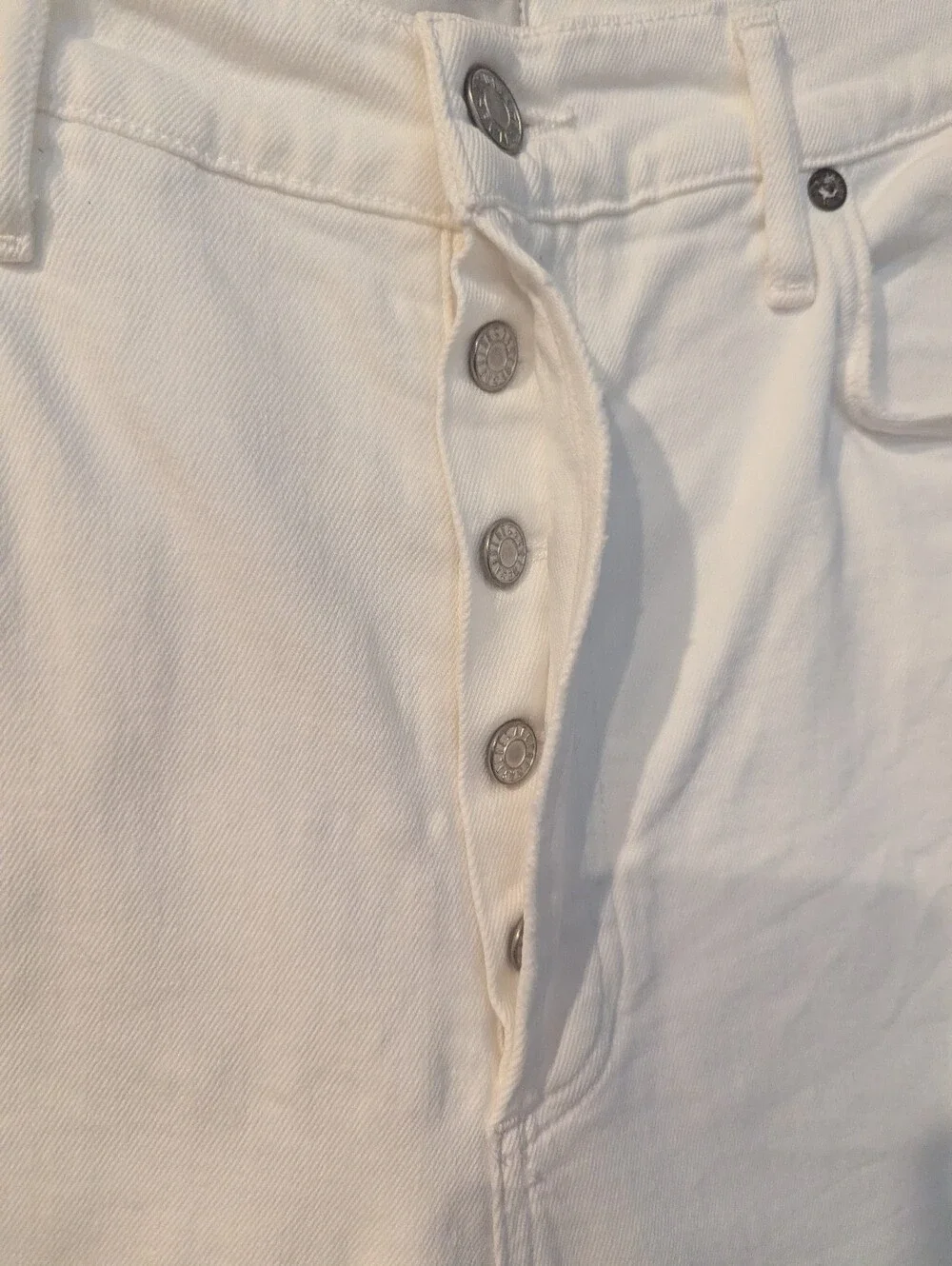 AGOLDE Riley Straight Crop  Denim Jeans In Whip High Waisted Size 32